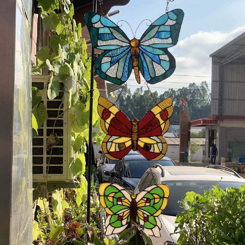 Eye Catching Stained Glass Wall Panels Home Wall Art Decor